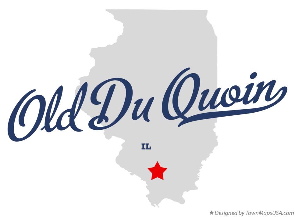 Map of Old Du Quoin Illinois IL