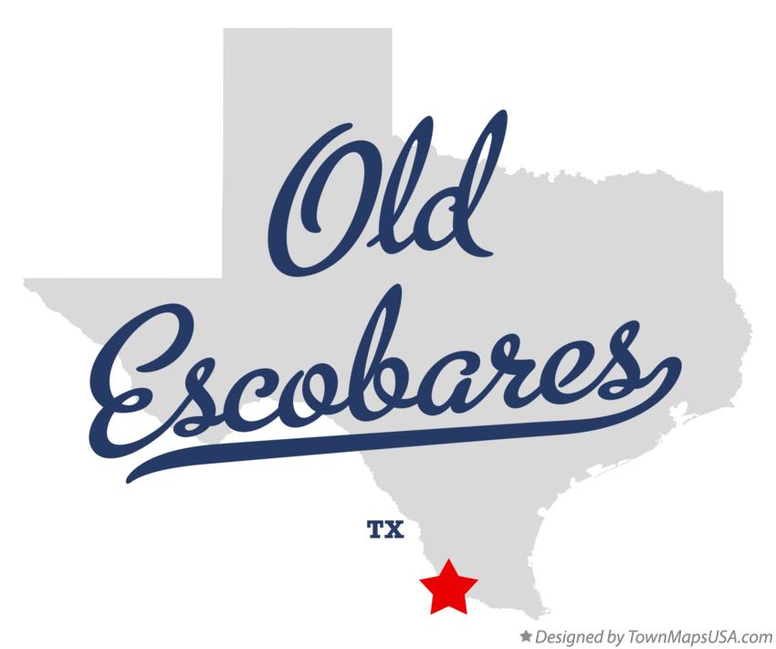 Map of Old Escobares Texas TX