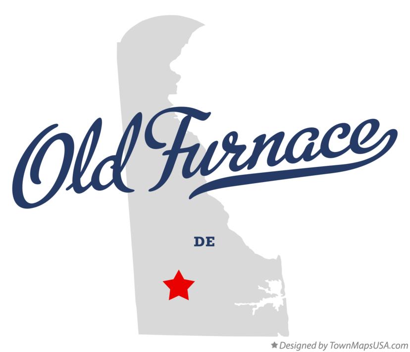 Map of Old Furnace Delaware DE