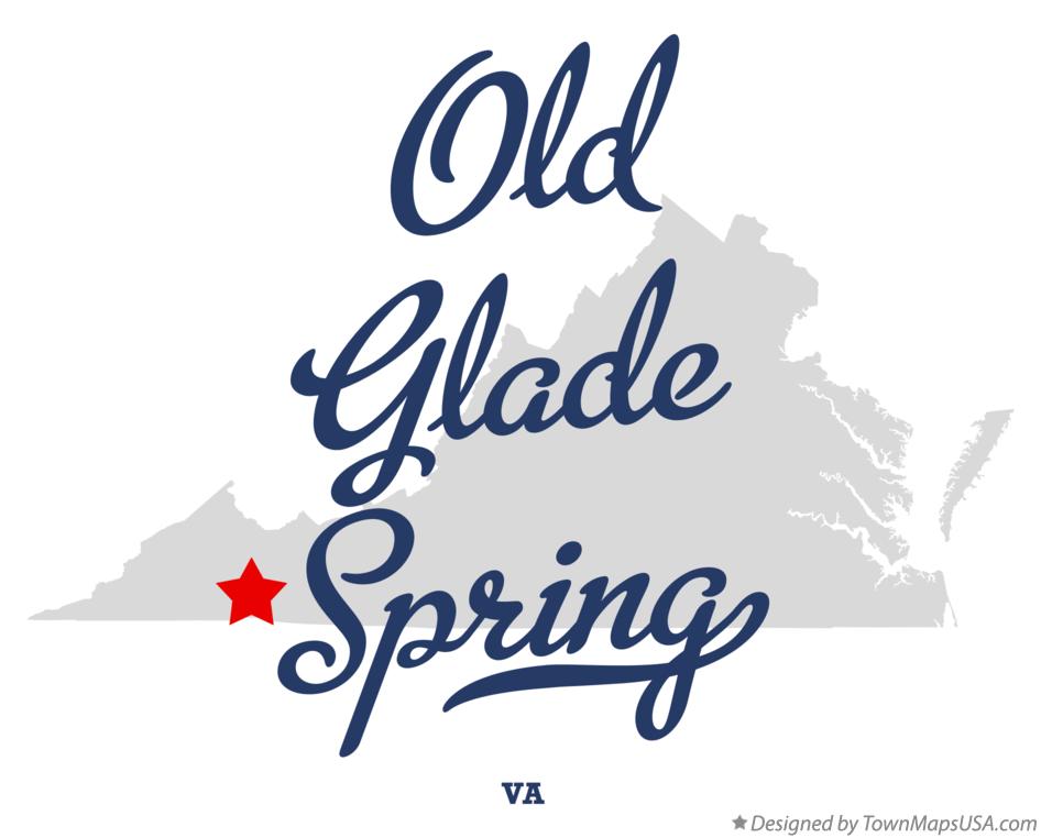 Map of Old Glade Spring Virginia VA