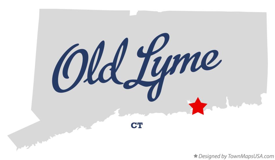 Map of Old Lyme Connecticut CT
