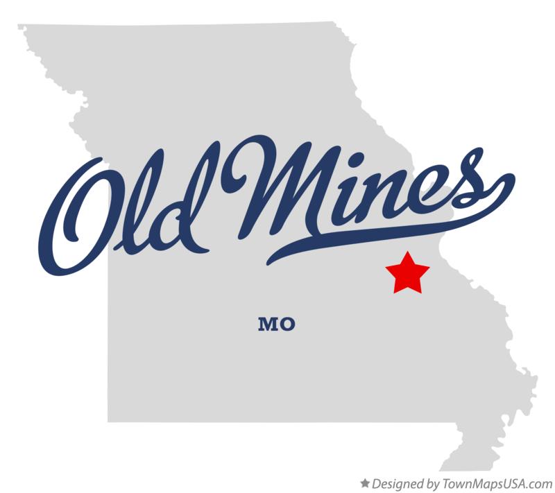 Map of Old Mines Missouri MO
