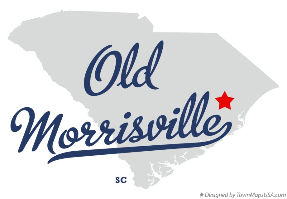 Map of Old Morrisville South Carolina SC