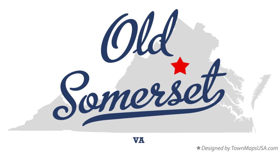 Map of Old Somerset Virginia VA