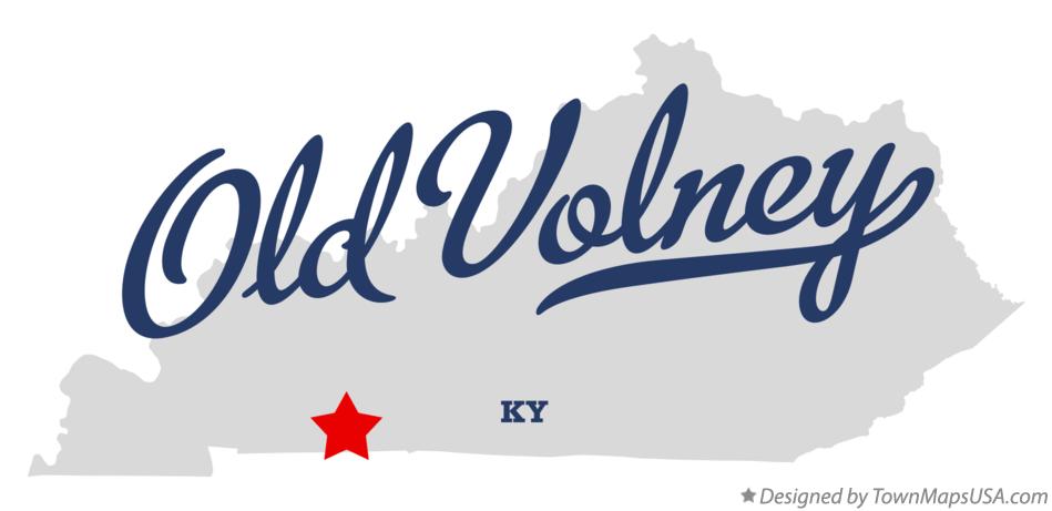 Map of Old Volney Kentucky KY