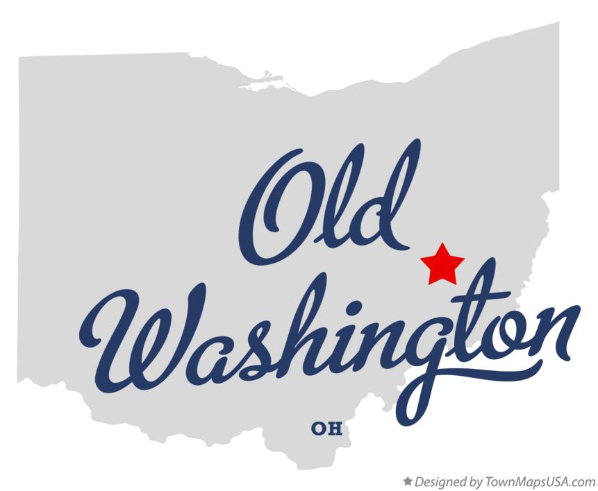 Map of Old Washington Ohio OH
