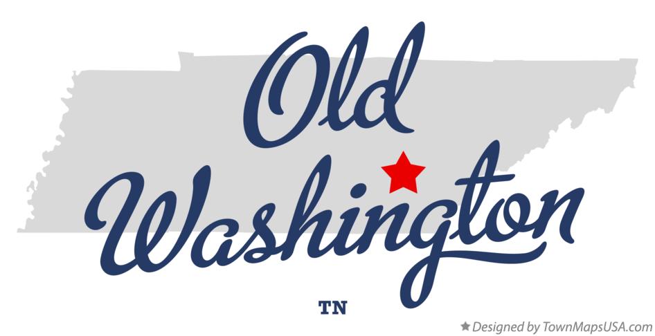 Map of Old Washington Tennessee TN
