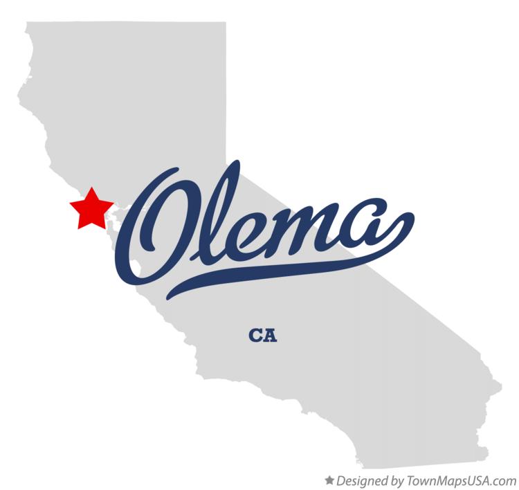Map of Olema California CA