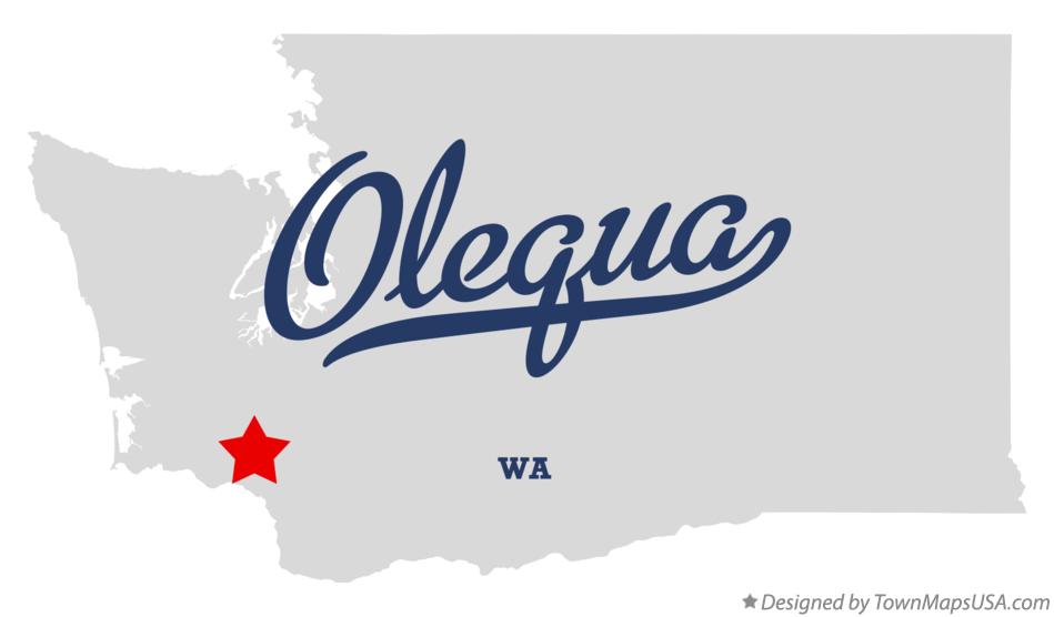 Map of Olequa Washington WA