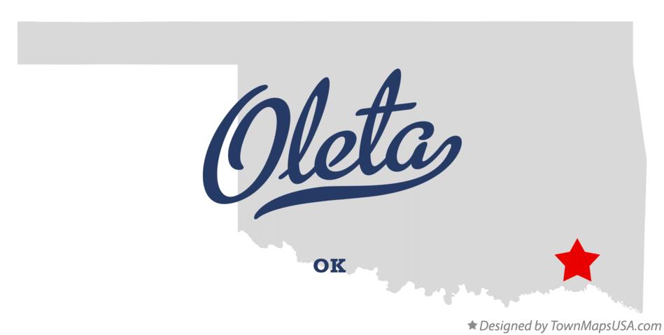 Map of Oleta Oklahoma OK