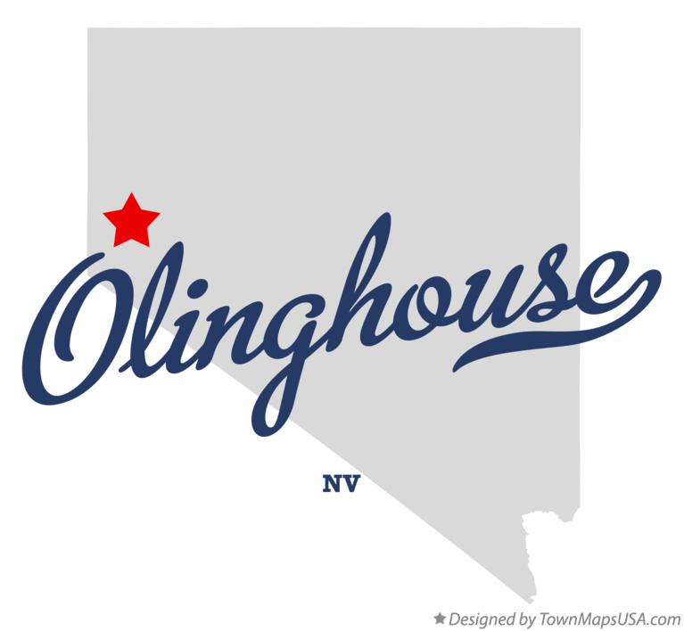 Map of Olinghouse Nevada NV