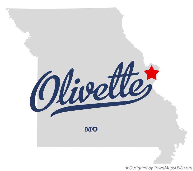 Map of Olivette Missouri MO