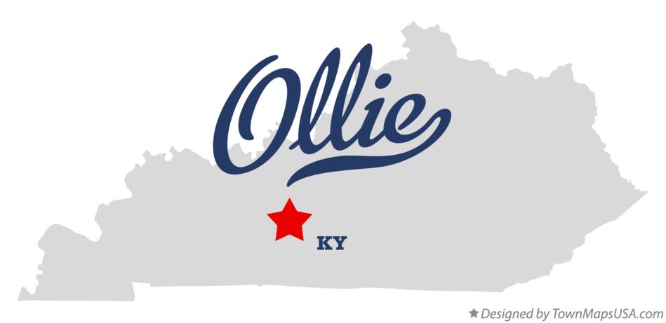 Map of Ollie Kentucky KY