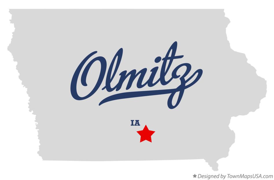 Map of Olmitz Iowa IA