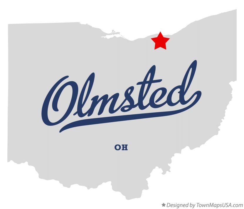 Map of Olmsted Ohio OH