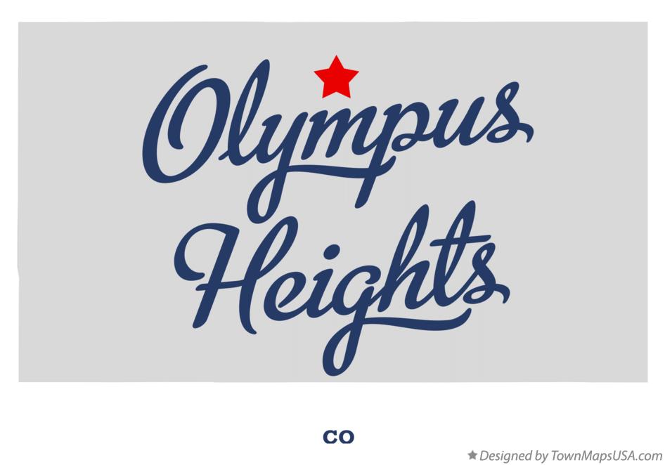 Map of Olympus Heights Colorado CO