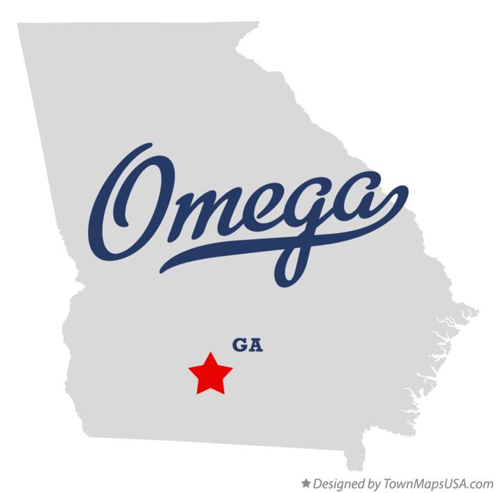 Map of Omega Georgia GA