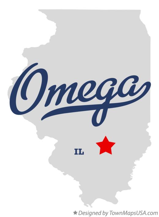 Map of Omega Illinois IL