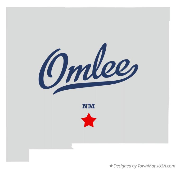 Map of Omlee New Mexico NM
