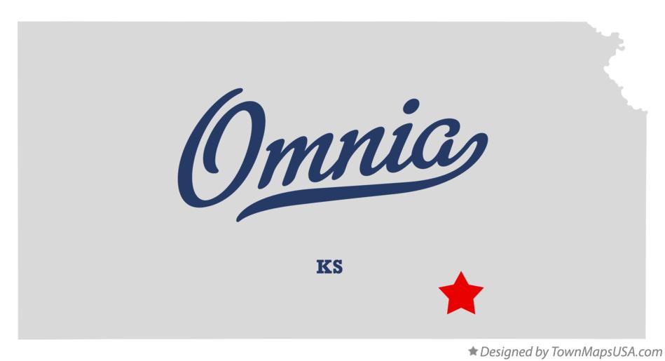 Map of Omnia Kansas KS