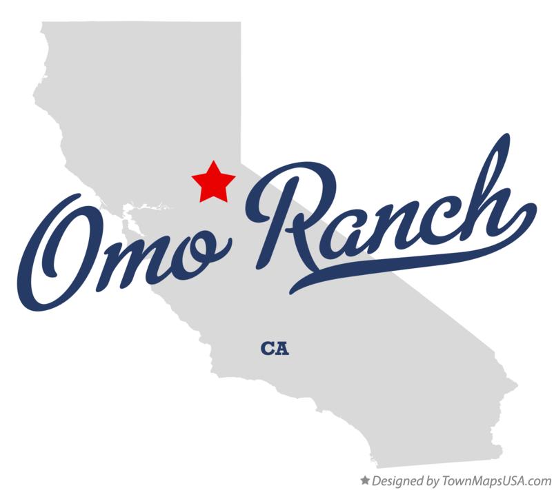 Map of Omo Ranch California CA