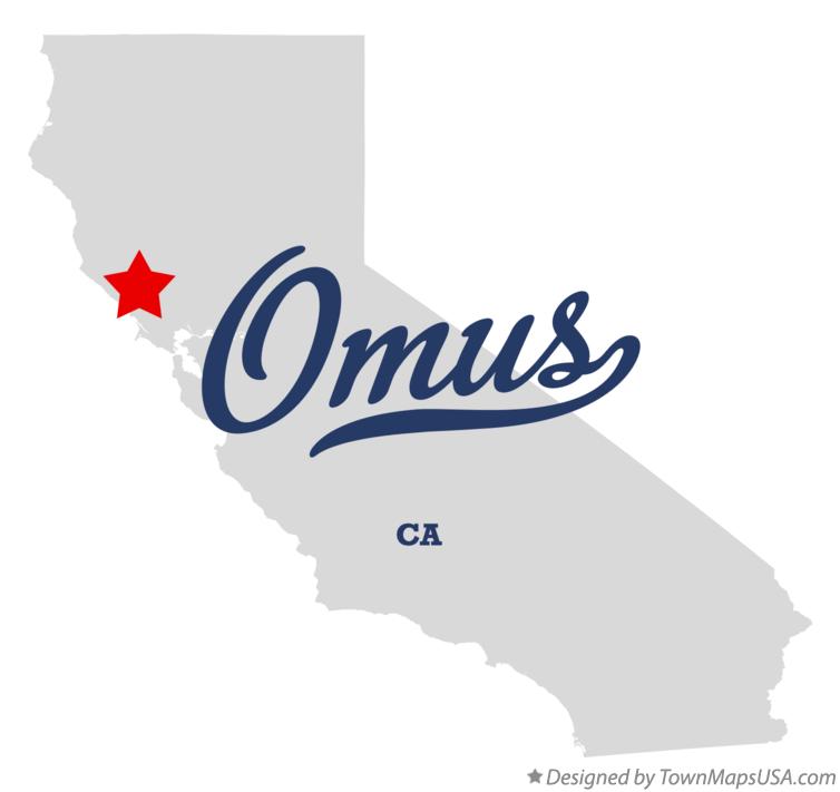 Map of Omus California CA