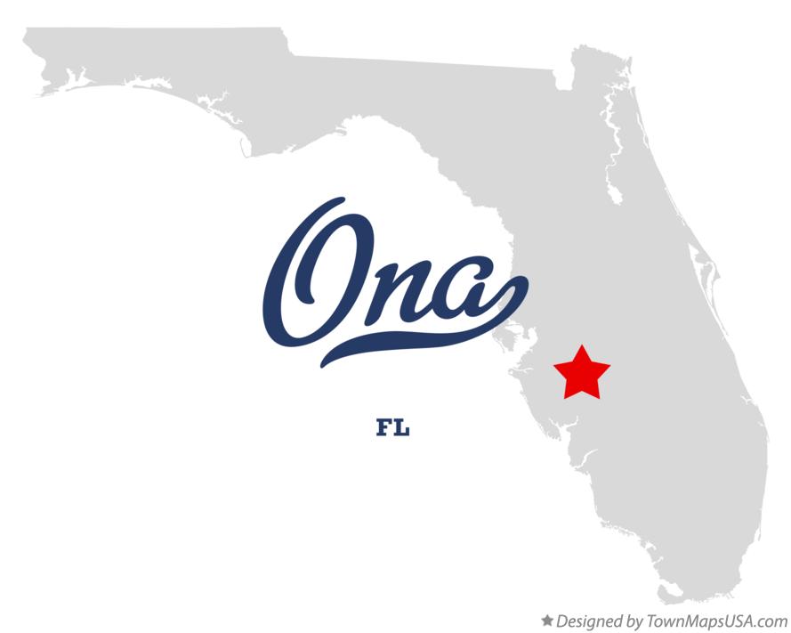 Map of Ona Florida FL