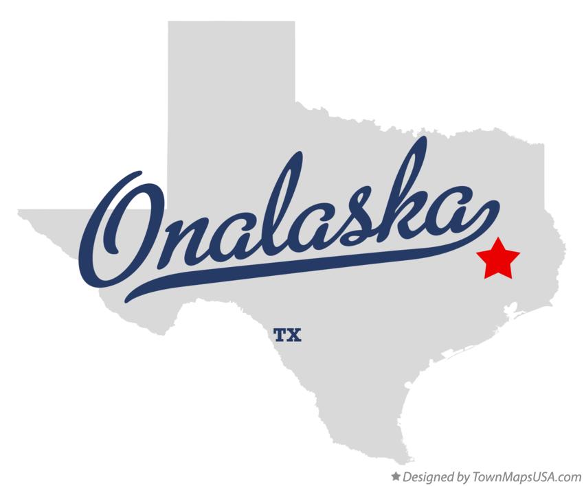 Map of Onalaska Texas TX