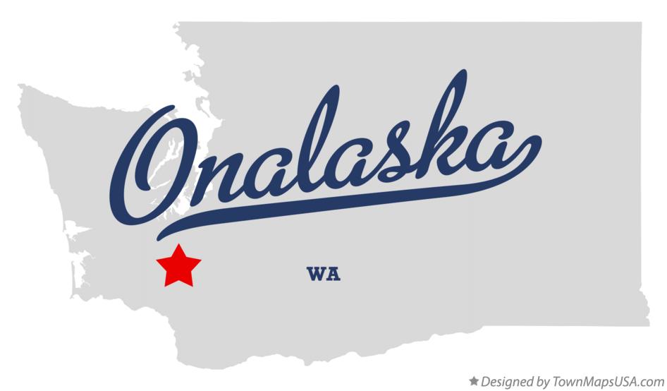 Map of Onalaska Washington WA