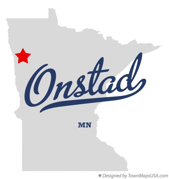 Map of Onstad Minnesota MN