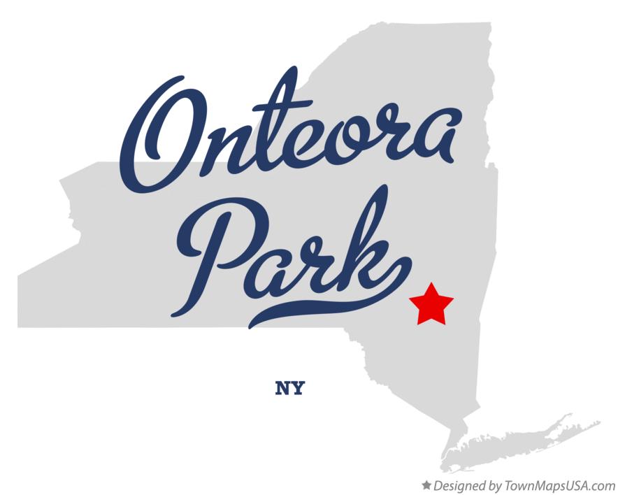 Map of Onteora Park New York NY