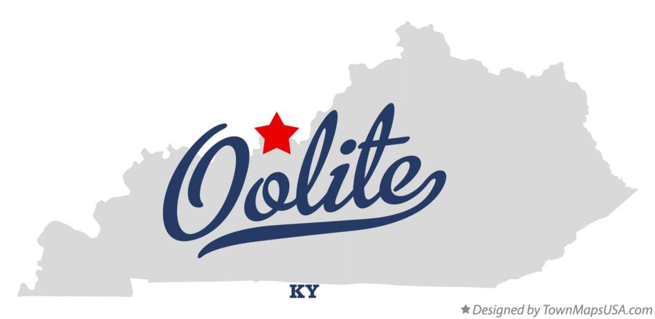 Map of Oolite Kentucky KY