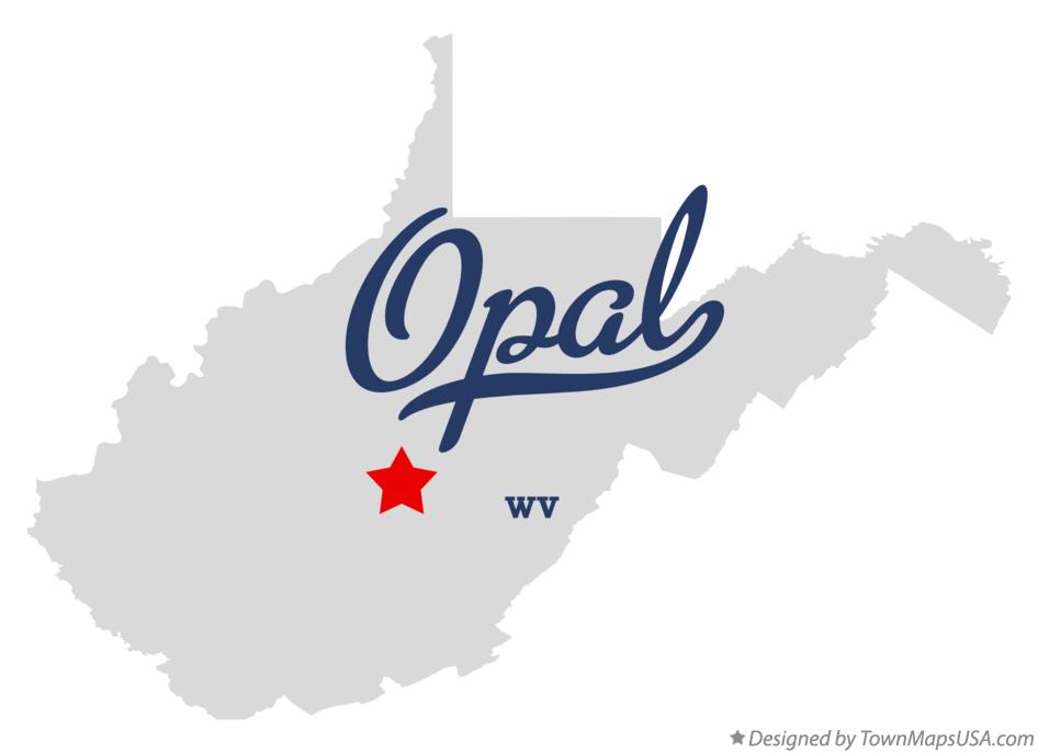 Map of Opal West Virginia WV