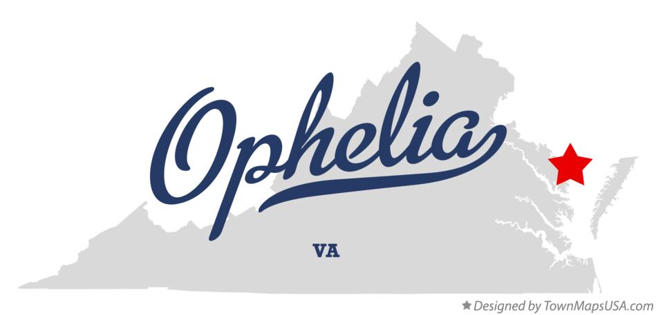Map of Ophelia Virginia VA