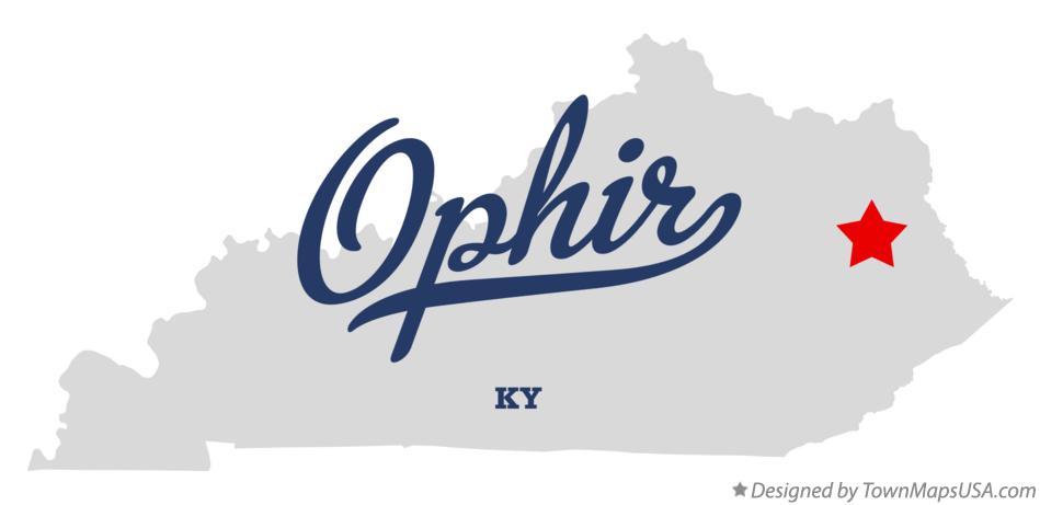 Map of Ophir Kentucky KY