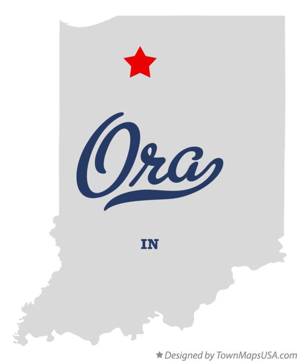 Map of Ora Indiana IN