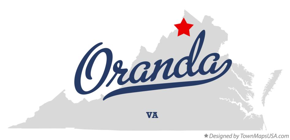 Map of Oranda Virginia VA