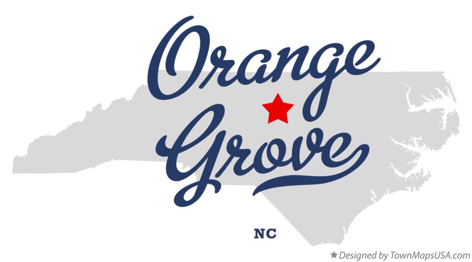 Map of Orange Grove North Carolina NC