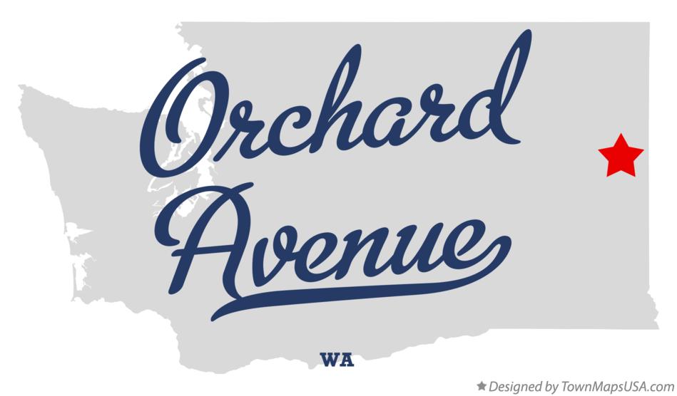 Map of Orchard Avenue Washington WA