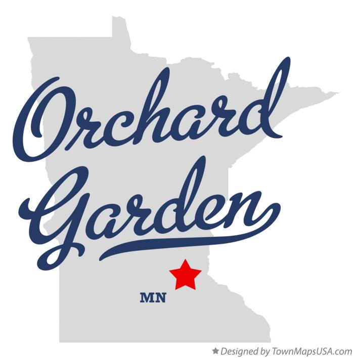 Map of Orchard Garden Minnesota MN