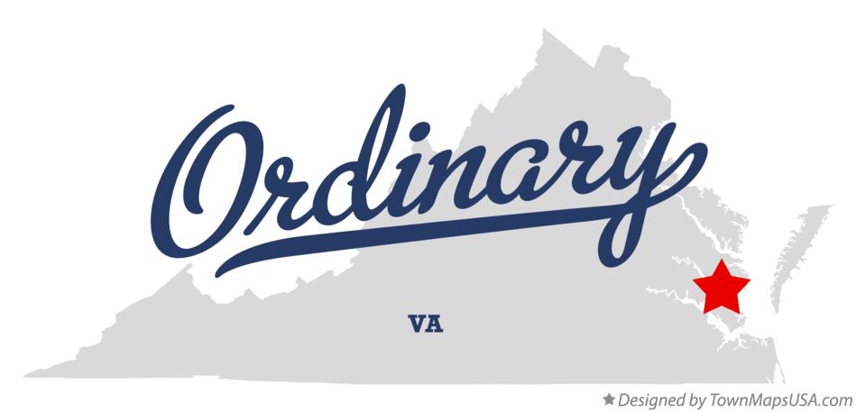 Map of Ordinary Virginia VA
