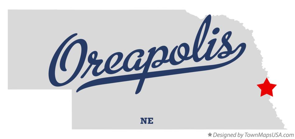 Map of Oreapolis Nebraska NE