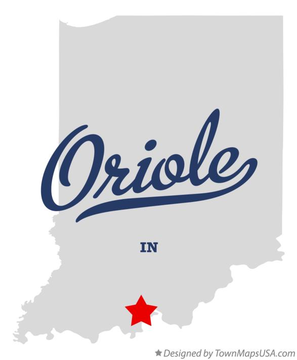 Map of Oriole Indiana IN