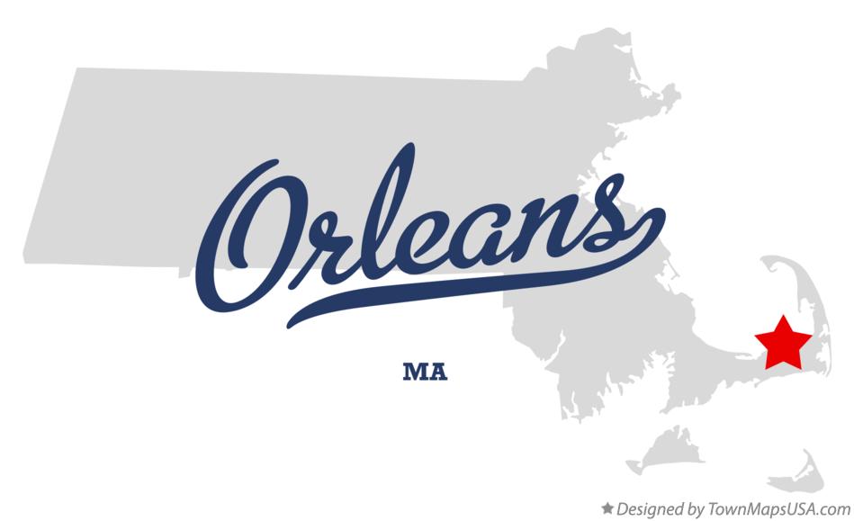 Map of Orleans Massachusetts MA