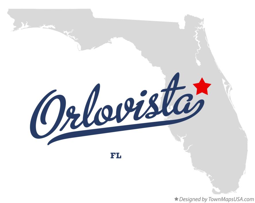 Map of Orlovista Florida FL