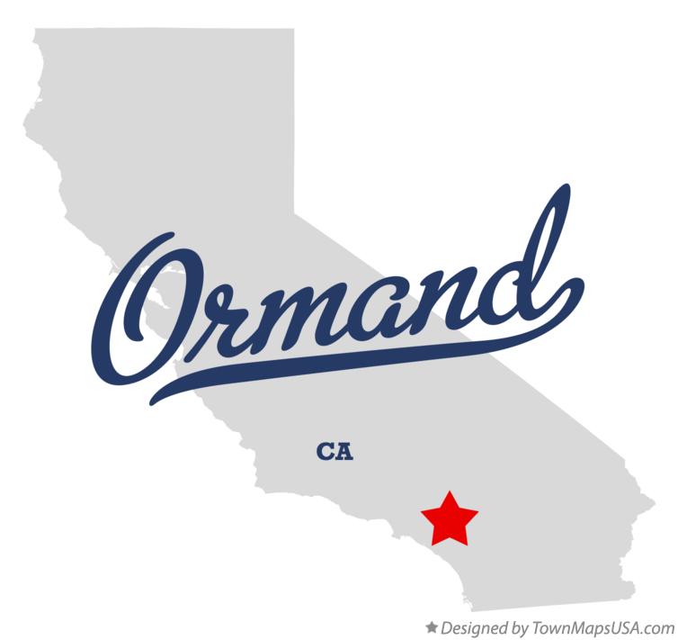 Map of Ormand California CA