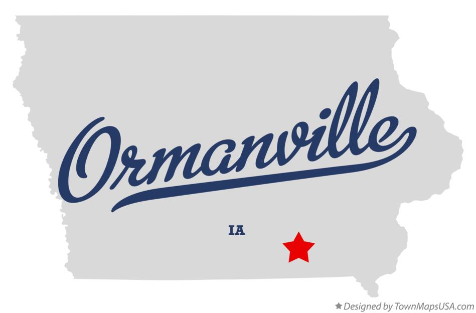 Map of Ormanville Iowa IA