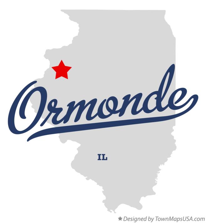 Map of Ormonde Illinois IL