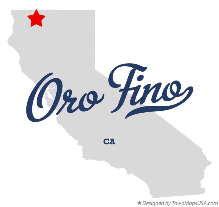 Map of Oro Fino California CA