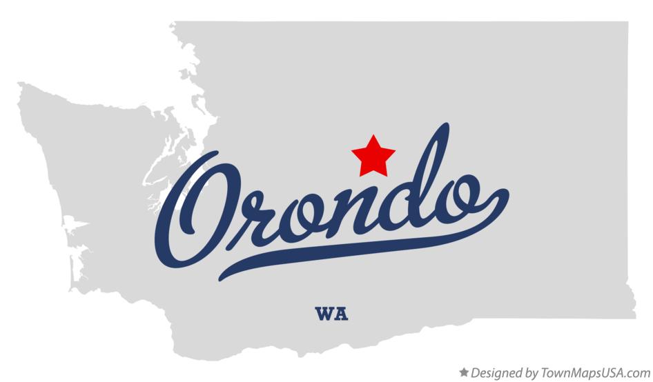 Map of Orondo Washington WA